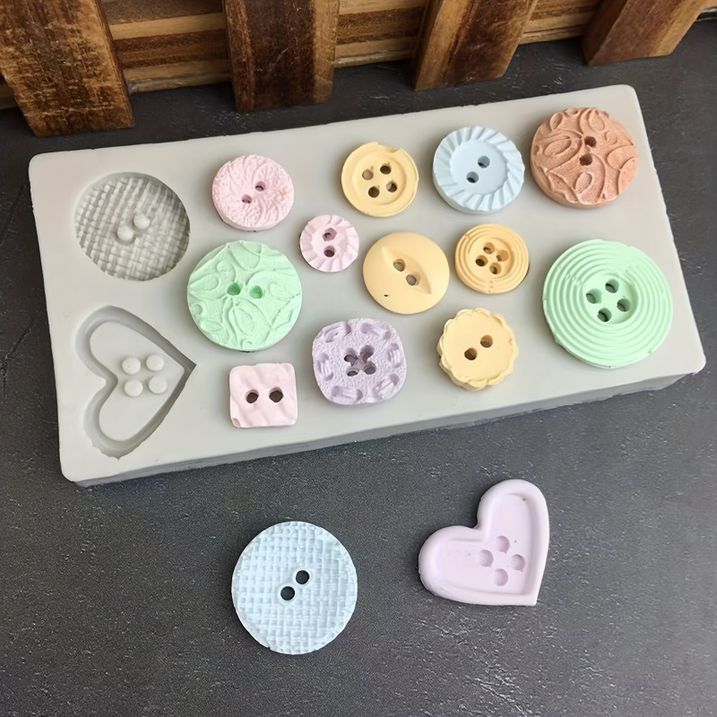 Soap Making Utensils - Силиконовая форма для пуговиц, силиконовая форма