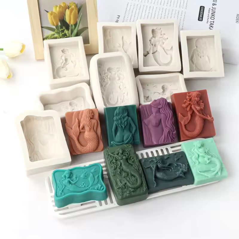 Soap Making Equipment For Beginners - Прямоугольная силиконовая форма для свечей и