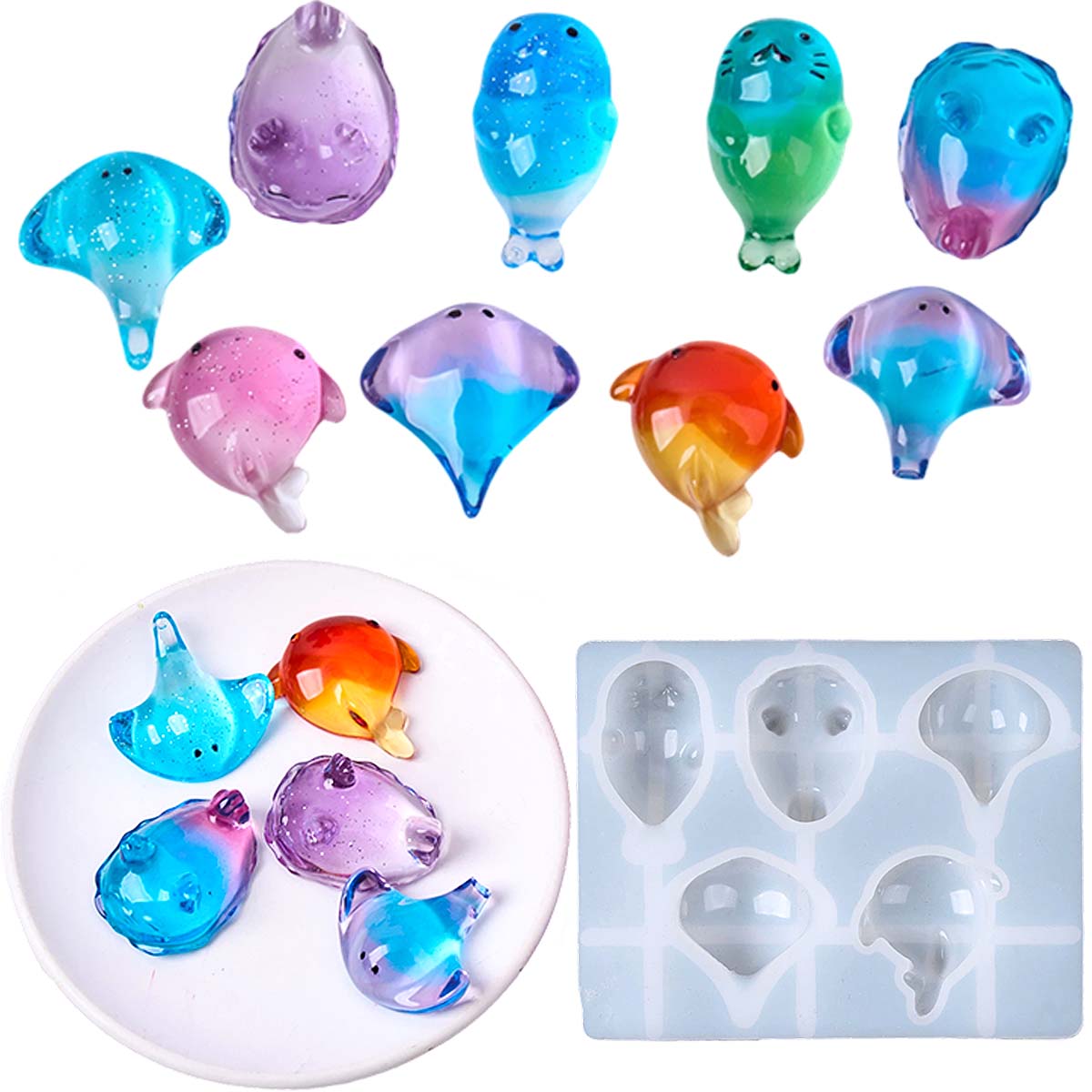 Soap Making Tray - 3D-форма из силикона «Манта» в стиле