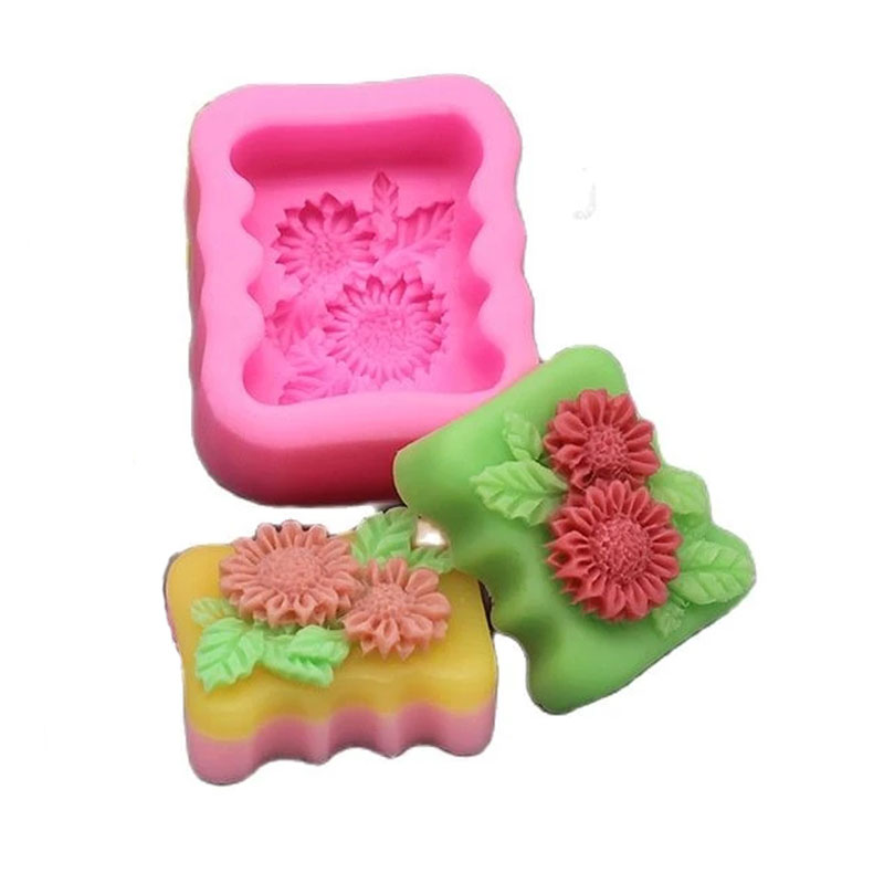 3D квадратный цветок силиконов – обзор и цена Soap Making Homemade