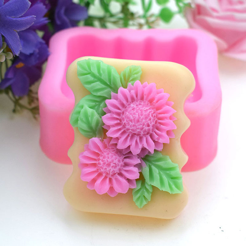 3D квадратный цветок силиконов – обзор и цена Soap Making Homemade