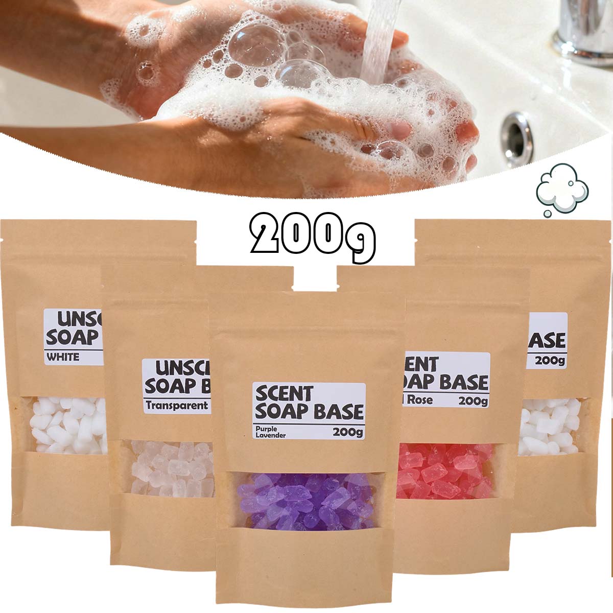 200 г ароматизированная основа – обзор и цена Soap Making Supplies Wholesale