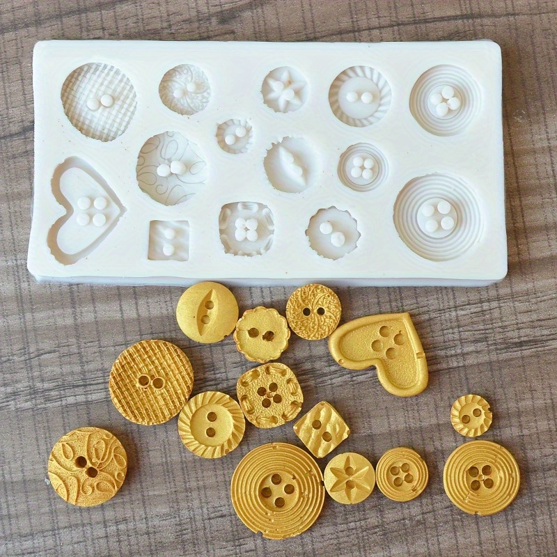 Силиконовая форма для пуговиц, – обзор и цена Soap Making Utensils